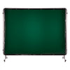 VEVOR Welding Screen with Frame, 3-Panel 6 x 8 FT Welding Curtain Screen, Flame-Resistant Vinyl Safety Protection Screens with 12 Wheels & 6-Level UV Protection for Workshop/Industrial Use, Dark Green