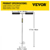 VEVOR Sand Anchor, 18\" Length Auger to The Beach and Sandbar, 316 Stainless Steel Screw Anchor with Removable Handle, Bungee Line & Carry Bag, for Jet Ski PWC Pontoon Kayak