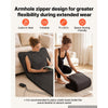 VEVOR Infrared Sauna Blanket with Armholes, 71 x 32 in Portable Sauna Bag, Even Heating for Home Detox & Relaxation, Temp Control & Timer, Lightweight Oxford Fabric Heating Wrap with Carry Bag, Black
