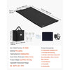VEVOR Infrared Sauna Blanket with Mineral Stones, 73 x 35 in Sauna Bag, Zero EMF, Portable for Home Detox and Relaxation, Temperature Control & Timer, PU Leather Heating Wrap, Carry Bag, Black