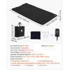 VEVOR Infrared Sauna Blanket with Armholes, 71 x 35 in Portable Sauna Bag, Even Heating for Home Detox & Relaxation, Temp Control & Timer, PU Leather Heating Wrap with Towel Liner, Carry Bag, Black