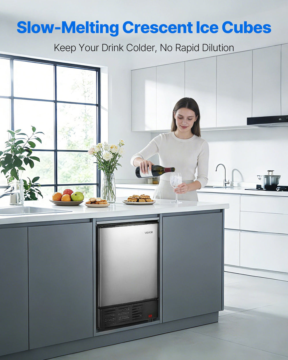 Built-in under counter installation example