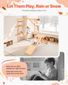 Let them play rain or snow indoor play lifestyle graphic