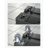 VEVOR Caster Wheels, 5 Inch Heavy Duty Casters, Compatible with VEVOR Insulated Food Pan Carrier, Set of 4 (2 Swivel with Brake, 2 Rigid)