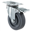 VEVOR Caster Wheels, 5 Inch Heavy Duty Casters, Compatible with VEVOR Insulated Food Pan Carrier, Set of 4 (2 Swivel with Brake, 2 Rigid)