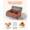 VEVOR Collapsible Insulated Food Warmer, 40 Qt Non-Electrical Thermal Carrier, Lightweight and High-rigidity EPP Hot Box, for Delivery, Transport, Catering BBQ Event, Keeps Warm/Cold 4 Hours (Gray)