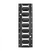 VEVOR E-Track Tie-Down Rail Kit, 4 Pack 1.3 ft E Track Rails, 2 U-Shaped Hooks, 2 Tool Holders, 2 Track Shelf Brackets, 2 Tire Holders, 2 Cable Storage Rings, 8 End Caps & 1 Bag, Fit for Vans Trailers