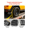VEVOR E-Track Tie-Down Rail Kit, 8 Pack (5ft+4ft+2ft+1ft) E Track Rails, 36 Pcs Includes 2 Ratchet Straps & 8 O-Rings & 8 Tie-Offs with D-Ring & 2 Single Slots & 16 End Caps, Fit for Vans Trailers