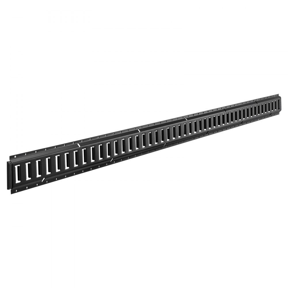 VEVOR E-Track Tie-Down Rails, 4 Pack, 7.7 ft E Track Rails Secures Cargo & Heavy Loads Up to 2,000 lbs, Trailer Tie-Down System Suitable for Garages, Vans, Motorcycle Tie Downs, ATV Mountings