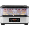 VEVOR Food Dehydrator Machine, 5-Tray Fruit Dehydrator, 300W Electric Food Dryer w/ Digital Adjustable Timer & Temperature for Jerky, Herb, Meat, Beef, Fruit, Dog Treats and Vegetables, ETL Listed