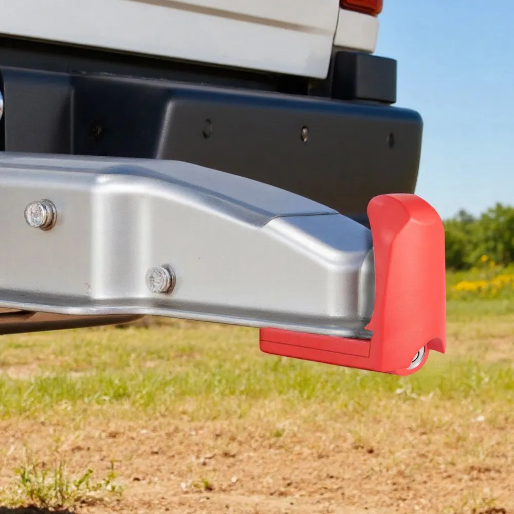 VEVOR Trailer Hitch Lock, Fits for 1-7/8 in, 2 in, 2-5/16 in Couplers, Heavy-Duty Anti-Theft Trailer Ball Lock with 3 Keys, Prying-Resistant & Impact-Resistant, Fits for RVs, Boats, Trailers, Red