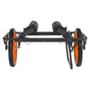 VEVOR Kayak Cart, 330 lbs Load Capacity, Canoe Cart Dolly with 15-inch Solid Rubber Tires & Kickstand, Assembles & Disassembles Within Seconds, Paddle Board Trolley for Kayaks, Canoes, Paddleboards