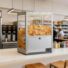 VEVOR Commercial Nacho Chip Warmer, 85QT Chip Warmer Machine with Heating Base and Warming Light, Nacho Machine with Deflection Board, Stainless Steel, for Nacho Chips, Popcorn, Potato Chips, Peanut