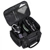 VEVOR Range Bag for 4 Pistols, Tactical Gun Range Bag with 3 Detachable Baffles & 6 Magazines, Firearm Shooting Handgun Bag for Outdoor Hunting Shooting Pistol Bag with Single Shoulder Strip, Black