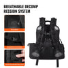 VEVOR Tactical Range Backpack for 6 Pistols, Gun Backpack with 6 Independent Pistol Bags & 10 Magazines, Pistol Backpack for Outdoor Hunting Shooting, Range Bag for Handguns Lockable Zipper, Black