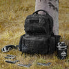 VEVOR Tactical Range Backpack for 6 Pistols, Gun Backpack with 6 Independent Pistol Bags & 10 Magazines, Pistol Backpack for Outdoor Hunting Shooting, Range Bag for Handguns Lockable Zipper, Black