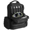 VEVOR Tactical Range Backpack for 6 Pistols, Gun Backpack with 6 Independent Pistol Bags & 10 Magazines, Pistol Backpack for Outdoor Hunting Shooting, Range Bag for Handguns Lockable Zipper, Black