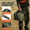 VEVOR Range Bag for 2 Pistols, Tactical Gun Bag with 2 Built-in Removable Pistol Bags & 6 Detachable Magazines, Gun Range Bag for Outdoor Hunting Shooting, Lockable Carrying Handgun Bag Case, Green