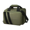 VEVOR Range Bag for 2 Pistols, Tactical Gun Bag with 2 Built-in Removable Pistol Bags & 6 Detachable Magazines, Gun Range Bag for Outdoor Hunting Shooting, Lockable Carrying Handgun Bag Case, Green
