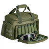 VEVOR Range Bag for 4 Pistols, Tactical Gun Range Bag with 3 Detachable Baffles & 6 Magazines, Firearm Shooting Handgun Bag for Outdoor Hunting Shooting Pistol Bag with Single Shoulder Strip, Green