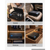 VEVOR Gun Safe for Handgun Biometric Fingerprint Pistol Safe with Bluetooth, for Storing 2 Handguns and 2 Magazines, 4-Way Quick Access, Steel Construction, with Automatic Lighting, Silent Mode, Black