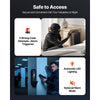 VEVOR Gun Safe, Slider Handgun Gun Safe with Screen, Fingerprint/Password/Key, 3-Way Quick Access Firearm Case Box with LED for 1 Pistol & Magazine, Mounted Gun Box for Nightstand Bedside Desk Car