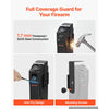 VEVOR Gun Safe for Handgun Biometric Fingerprint Pistol Safe 4-Way Access, for Bedroom Nightstand, Desks, Thick Steel Construction, with LCD Display, Automatic Lighting, Optional Silent Mode, Black