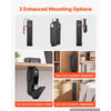 VEVOR Gun Safe for Handgun Biometric Fingerprint Pistol Safe 4-Way Access, for Bedroom Nightstand, Desks, Thick Steel Construction, with LCD Display, Automatic Lighting, Optional Silent Mode, Black