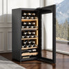 VEVOR 32 Bottle Wine Fridge, Freestanding Wine Cooler Refrigerator, Dual Zone Cooler, 41℉ to 65℉ Adjustable Temp Mini Cellar, Glass Door, For Home Office Bar, Red White Champagne or Sparkling Wines
