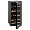 VEVOR 32 Bottle Wine Fridge, Freestanding Wine Cooler Refrigerator, Dual Zone Cooler, 41℉ to 65℉ Adjustable Temp Mini Cellar, Glass Door, For Home Office Bar, Red White Champagne or Sparkling Wines