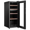 VEVOR 20 Bottle Wine Fridge, Freestanding Wine Cooler Refrigerator, Dual Zone Cooler, 41℉ to 65℉ Adjustable Temp Mini Cellar, Glass Door, For Home Office Bar, Red White Champagne or Sparkling Wines