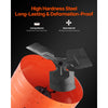 VEVOR Gable Mount Fan, 16 Inch Attic Exhaust Fan with Adjustable Thermostat & Outer Mesh, 2940 CFM House Ventilator Cools Up to 4200 Sq.Ft, Quiet Ventilation for Roof, Garage & Shop, Vibrant Orange