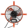 VEVOR Gable Mount Fan, 15 in Attic Vent Exhaust Fan 1650 CFM Thermostat, Cooling and Ventilation for Home, Garage, Warehouse, Workshop, Carbon Steel Housing with Mounting Brackets & Hardware, Orange