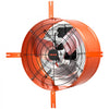 VEVOR Gable Mount Fan, 16 in Attic Vent Exhaust Fan 1945 CFM Thermostat, Cooling and Ventilation for Home, Garage, Warehouse, Workshop, Carbon Steel Housing with Mounting Brackets & Hardware, Orange