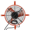 VEVOR Gable Mount Fan, 16 in Attic Vent Exhaust Fan 1945 CFM Thermostat, Cooling and Ventilation for Home, Garage, Warehouse, Workshop, Carbon Steel Housing with Mounting Brackets & Hardware, Orange