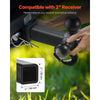 VEVOR Trailer Hitch, Tri-Ball Mount with Hook & Pin, Trailer Ball Size 1-7/8", 2" and 2-5/16", Fit 2-Inch Hitch Receiver, Max 10,000 lbs Ball Hitch, Towing Hitch for RVs, SUVs, ATVs, and Trucks, Black