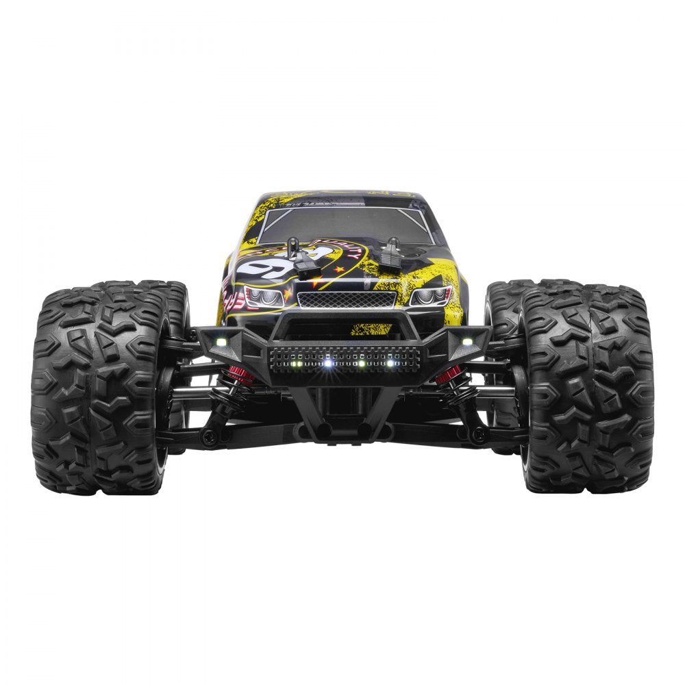 VEVOR Remote Control Car, 1:18 Scale RC Car for Kids, All Terrain 4WD Off-Road Truck with 45° Wheelie & Adjustable Speed, 45 km/h High-Speed Hobby RC Racing Car Toy, Ideal Gift for 8+ Year Kids, IPX4