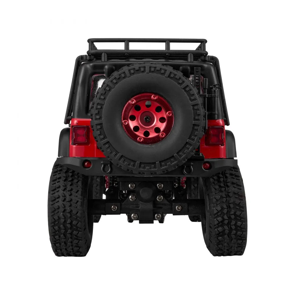 VEVOR Remote Control Car, 1:24 Scale RC Car for Kids, All Terrain 4WD Off-Road Truck with Full Lighting, 1 Extra Shell & 2 Rechargeable Batteries, 2-Speed Hobby Racing Car for 14+ Years Boys Girls