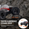 VEVOR Remote Control Car, 1:10 Scale RC Car for Kids, All Terrain 4WD Off-Road Monster Truck with 45° Wheelie & 2 Batteries, 38 km/h High Speed Hobby Racing Car - Ideal Gift for 8+ Years Kids, IPX4