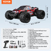 VEVOR Remote Control Car, 1:18 Scale RC Car for Kids, All Terrain 4WD Off-Road Monster Truck with 45° Wheelie & 2 Batteries, 36 km/h High Speed Hobby Racing Car, Ideal Gift for 8+ Years Kids, IPX4