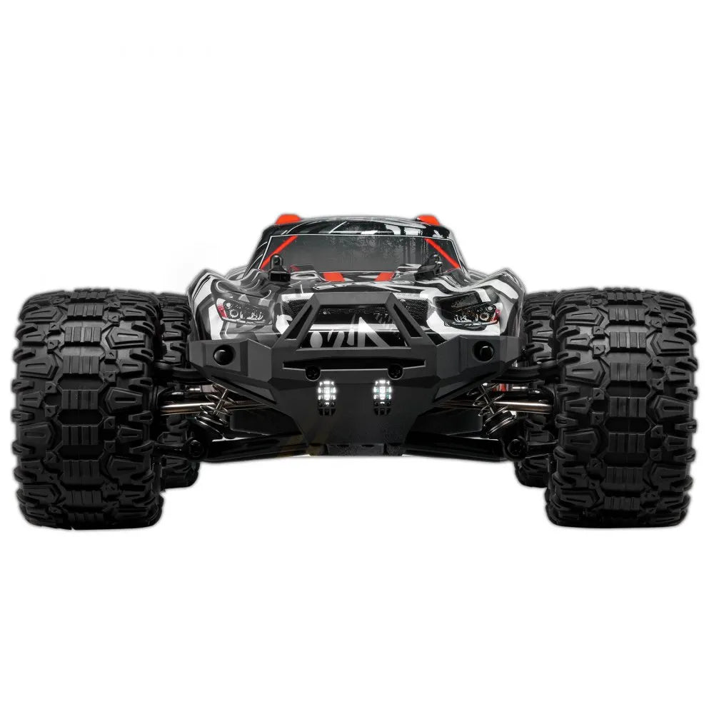 VEVOR Remote Control Car, 1:14 Scale RC Car for Kids, All Terrain 4WD Off-Road Monster Truck with 45° Wheelie & 2 Batteries, 38 km/h High Speed Hobby Racing Car - Ideal Gift for 8+ Years Kids