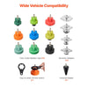 VEVOR Coolant Pressure Tester Kit, 28Pcs Radiator Vacuum Refill Kit with 4 Adapters, Universal Fit, Automotive Cooling System Pressure Tester Kit, with Pressure Pump & Aluminum Alloy Purge Filler
