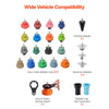 VEVOR Coolant Pressure Tester Kit, 47Pcs Radiator Vacuum Refill Kit with 3 Metal Adapters, Universal Fit, Automotive Cooling System Pressure Tester Tool, with Pressures Pump & Plastic Filler
