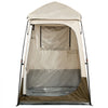 VEVOR Camping Shower Tent, 1 Room, Foldable Privacy Tent Changing Room with Ground Stakes, Ropes, Carry Bag, and Crossbar, 210D Oxford Fabric with Silver Coating, for Camping, Beach, and Fishing