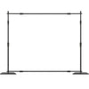 VEVOR 10ft x 10ft Pipe and Drape Kit, Heavy Duty Backdrop Stand with Carbon Steel Base, Adjustable Backdrop Support with 6 Clamps and A Carry Bag for Wedding, Party, Event, Photography, and Exhibition