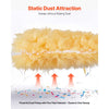 VEVOR Duster Refills, Heavy Duty Dusters for Cleaning, 3 ft Extendable Handle with 10 Refills, Reusable Non-woven Fabric 360° Cleaning Kit for Dusting Furniture, Blinds, Ceiling Fans, Walls, Corners