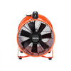 VEVOR Portable Ventilator, 12 inch Heavy Duty Cylinder Fan with 16.4ft Duct Hose, 560W Strong Shop Exhaust Blower 2894CFM, Industrial Utility Blower for Sucking Dust, Smoke, Smoke Home/Workplace