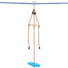 VEVOR Zipline Kit for Kids and Adult, 52 ft Zip Line Kits Up to 500 lb, Backyard Outdoor Quick Setup Zipline, Playground Entertainment with Zipline, Nylon Safety Harness, Seat, and Handlebar