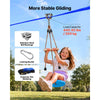 VEVOR Zipline Kit, 52 ft, Polyester Strap, Backyard Zipline, Up to 330 lb, for Backyard Play, Durable Zipline for Kids with Ratchet Tensioner, Swing Seat & 3-in-1 Setup, Ages 6-16, Not for Adults