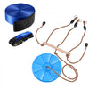 VEVOR Zipline Kit, 52 ft, Polyester Strap, Backyard Zipline, Up to 330 lb, for Backyard Play, Durable Zipline for Kids with Ratchet Tensioner, Swing Seat & 3-in-1 Setup, Ages 6-16, Not for Adults